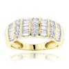 14K Yellow Gold Diamond Ring 1.57ct For Women