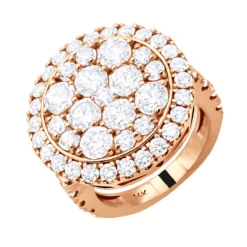 Large 5 Carat Diamond Ring For Women 14K White Gold -The King Of Accessories large 5 carat diamond ring for women in 14k yellow rose or white gold ro 20220102