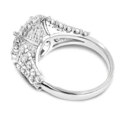 Luxurman 14K White Gold Diamond Engagement Ring 2ct Princess Cut Round Diamonds -The King Of Accessories luxurman 14k gold diamond engagement ring 2ct princess cut round diamonds backwh