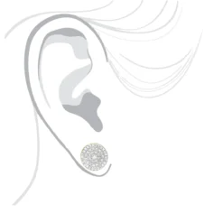 Luxurman 14K Yellow Gold Pave Round Diamond Cluster Earrings Studs 1/2 Carat 10 Luxurman 14K Yellow Gold Pave Round Diamond Cluster Earrings Studs 1/2 Carat -The King Of Accessories luxurman 14k gold pave round diamond cluster earrings studs 12 carat bodye