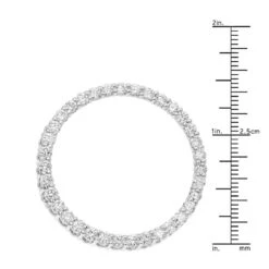 Luxurman Platinum Circle Of Life Diamond Pendant For Women 4 Carat Necklace -The King Of Accessories luxurman platinum circle of life diamond pendant for women 4 carat necklace rulerwh