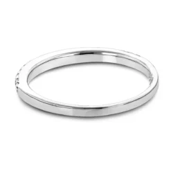 Luxurman Stackable 14K White Gold Thin Diamond Wedding Band For Women 0.25c -The King Of Accessories luxurman stackable rings 14k gold thin diamond wedding band for women 025c backwh