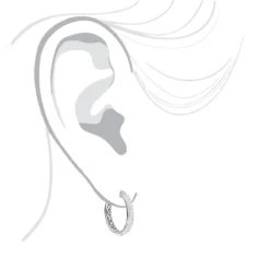 Pave Diamond Hoop Earrings 2.45ct -The King Of Accessories pave diamond hoop earrings 245ct p 40635 bodwh