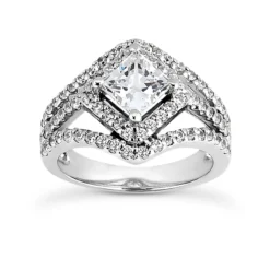 Platinum Diamond Engagement Ring 1.74ct 5.7mm