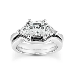Platinum Diamond Engagement Ring Set 0.70ct