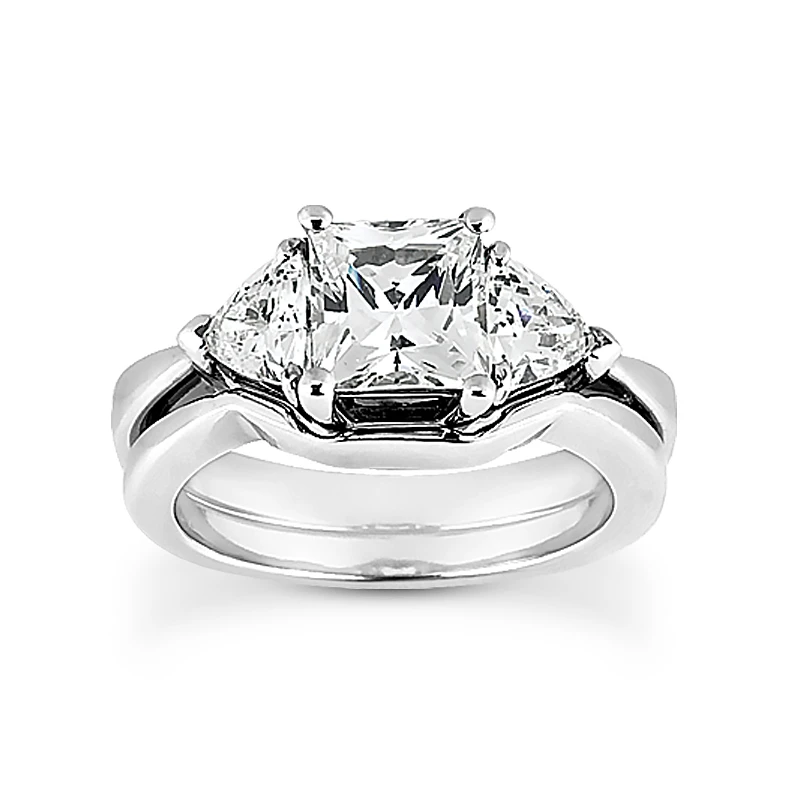 Platinum Diamond Engagement Ring Set 0.70ct 1 Platinum Diamond Engagement Ring Set 0.70ct