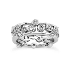 Platinum Diamond Eternity Band 0.91ct
