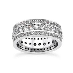 Platinum Diamond Eternity Band 2.01ct