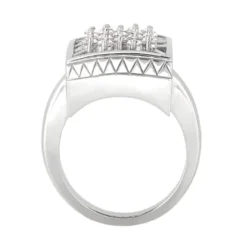 Platinum Diamond Right Hand Ring 1.19ct -The King Of Accessories platinum diamond right hand ring 119ct p 31414 additional white