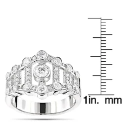 Platinum Diamond Right Hand Women's Ring 0.75ct -The King Of Accessories platinum diamond right hand womens ring 075ct p 31626 ruler
