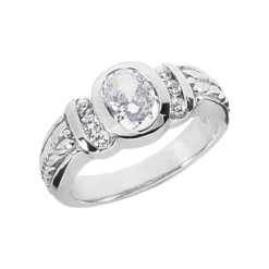 Platinum Ladies Diamond Ring 1.18ct
