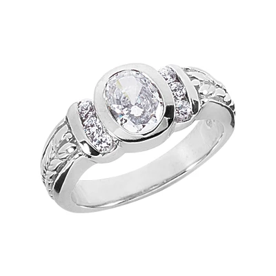 Platinum Ladies Diamond Ring 1.18ct 1 Platinum Ladies Diamond Ring 1.18ct