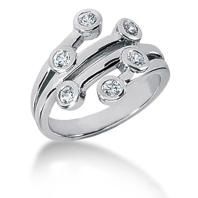 Platinum Right Hand Diamond Ladies Ring 0.42ct 14.6mm 1 Platinum Right Hand Diamond Ladies Ring 0.42ct 14.6mm