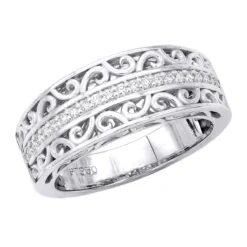 Platinum Women's Diamond Ring 0.22ct