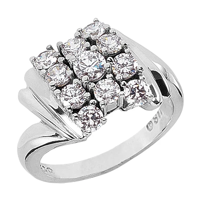 Platinum Women's Diamond Ring 2.05ct 1 Platinum Women's Diamond Ring 2.05ct