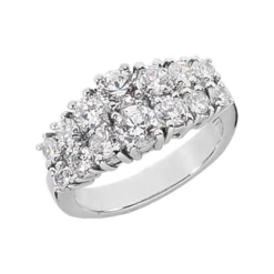 Platinum Women's Diamond Ring 2ct 9.6mm