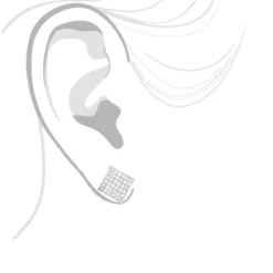 Princess Cut Diamond Stud Earrings 14K White Gold 1.65ct Invisible Setting 10 Princess Cut Diamond Stud Earrings 14K White Gold 1.65ct Invisible Setting -The King Of Accessories princess cut diamond stud earrings 14k 165ct invisible setting bodwh