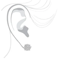 Round Diamond Cluster Stud Earrings 1.61ct 14K Rose Gold 14 Round Diamond Cluster Stud Earrings 1.61ct 14K Rose Gold -The King Of Accessories round diamond cluster stud earrings 161ct 14k gold body white 20221011 20221027