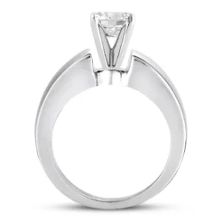 Round Diamond Platinum Engagement Ring 1ct 4.65mm 5 Round Diamond Platinum Engagement Ring 1ct 4.65mm -The King Of Accessories round diamond platinum engagement ring 1ct p 34210 additional white
