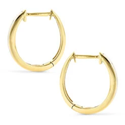 Small 14K Yellow Gold Princess Cut Diamond Hoop Earrings 0.6ct Luxurman Huggies 9 Small 14K Yellow Gold Princess Cut Diamond Hoop Earrings 0.6ct Luxurman Huggies -The King Of Accessories small 14k gold princess cut diamond hoop earrings 06ct luxurman huggies backye