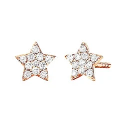 Small Diamond Star Earrings Studs 14K Yellow Gold 0.1ct 7 Small Diamond Star Earrings Studs 14K Yellow Gold 0.1ct -The King Of Accessories small diamond star earrings studs 14k gold 01ct 000889 rose 20220217
