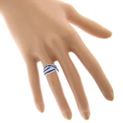 Unique Luxurman One Carat Diamond Blue Sapphire Cocktail Ring For Women 10 Unique Luxurman One Carat Diamond Blue Sapphire Cocktail Ring For Women -The King Of Accessories unique luxurman one carat diamond blue sapphire cocktail ring for women bodwh