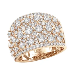 Unique Wide Diamond Ladies Ring Band 2.75ct 14K White Gold By Luxurman -The King Of Accessories unique wide diamond ladies ring band 275ct in 14k gold by luxurman ro