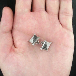 The King Of Accessories -The King Of Accessories white black diamond stud earrings 111ct 10k gold p 49175back