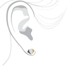 White Yellow Blue Diamond Earrings 0.30ct Silver -The King Of Accessories white yellow blue diamond earrings 040ct silver p 45187 bod